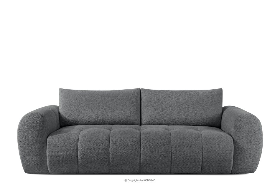 LIRA Boucle-Sofa im Japandi-Stil, dunkelgrau dunkelgrau - Foto 0