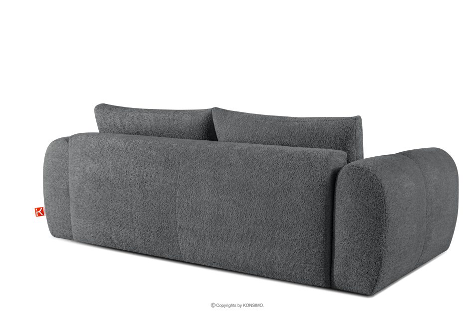 LIRA Boucle-Sofa im Japandi-Stil, dunkelgrau dunkelgrau - Foto 4
