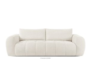 LIRA, https://konsimo.de/kollektion/lira/ Dreisitziges Sofa aus Bouclé-Stoff in Weiß weiß - Foto
