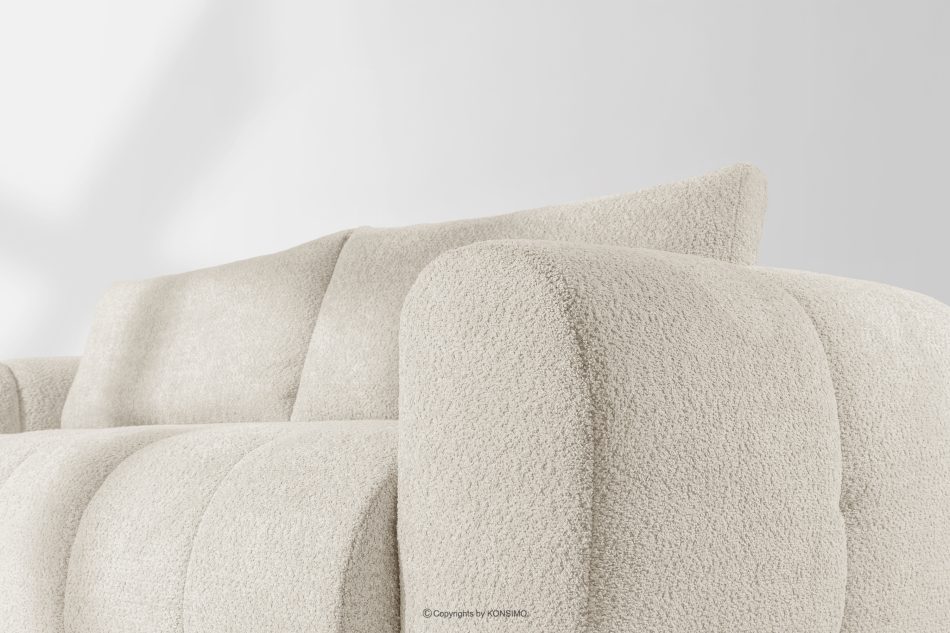 LIRA Dreisitziges Sofa aus Bouclé-Stoff in Weiß weiß - Foto 11