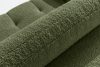 LIRA Bouclé-Sofa im Japandi-Stil in Oliv olivgrün - Foto 13