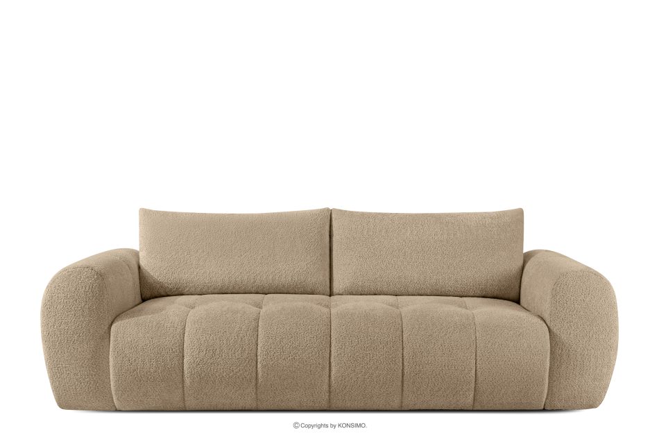 LIRA Dreisitziges Sofa aus Bouclé-Stoff in Beige beige - Foto 0
