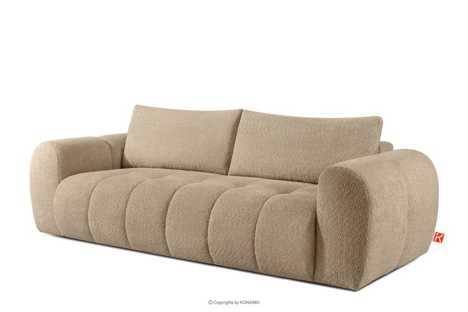 LIRA Dreisitziges Sofa aus Bouclé-Stoff in Beige beige - Foto 3