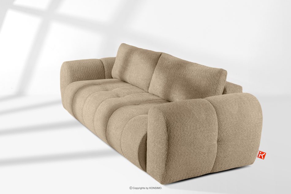 LIRA Dreisitziges Sofa aus Bouclé-Stoff in Beige beige - Foto 20