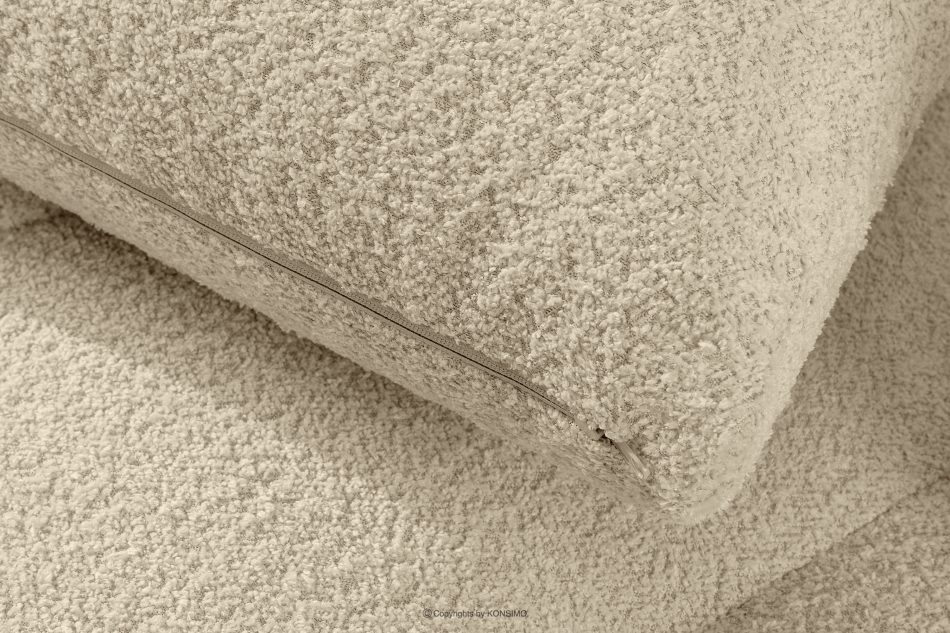 LIRA Dreisitziges Sofa aus Bouclé-Stoff in Hellbeige hellbeige - Foto 14