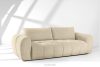 LIRA Dreisitziges Sofa aus Bouclé-Stoff in Hellbeige hellbeige - Foto 2