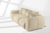 LIRA Dreisitziges Sofa aus Bouclé-Stoff in Hellbeige hellbeige - Foto 21