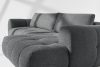 LIRA Ecksofa Boucle im Japandi-Stil dunkelgrau rechts dunkelgrau - Foto 12