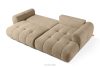 LIRA Ecksofa aus Bouclé-Stoff in Beige, rechts beige - Foto 6