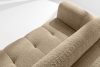 LIRA Ecksofa aus Bouclé-Stoff in Beige, rechts beige - Foto 10