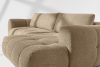 LIRA Ecksofa aus Bouclé-Stoff in Beige, rechts beige - Foto 12