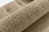 LIRA Ecksofa aus Bouclé-Stoff in Beige, rechts beige - Foto 13