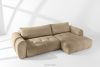 LIRA Ecksofa aus Bouclé-Stoff in Beige, rechts beige - Foto 21