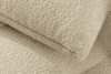 LIRA Ecksofa aus Bouclé-Stoff in Hellbeige, rechts hellbeige - Foto 15