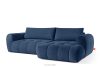 LIRA Ecksofa Boucle im Japandi-Stil marineblau rechts marineblau - Foto 4
