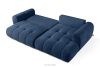 LIRA Ecksofa Boucle im Japandi-Stil marineblau rechts marineblau - Foto 6