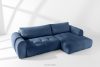 LIRA Ecksofa Boucle im Japandi-Stil marineblau rechts marineblau - Foto 21