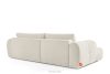 LIRA Ecksofa aus Boucle-Stoff weiß links weiß - Foto 5