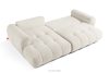 LIRA Ecksofa aus Boucle-Stoff weiß links weiß - Foto 6