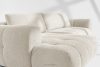 LIRA Ecksofa aus Boucle-Stoff weiß links weiß - Foto 12