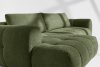 LIRA Ecksofa Boucle im Japandi-Stil olivgrün links oliv - Foto 12