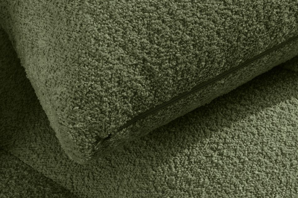 LIRA Ecksofa Boucle im Japandi-Stil olivgrün links oliv - Foto 14