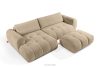 LIRA Ecksofa aus Boucle-Stoff beige links beige - Foto 7