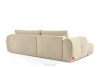 LIRA Ecksofa aus Boucle-Stoff hellbeige links hellbeige - Foto 5
