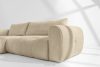 LIRA Ecksofa aus Boucle-Stoff hellbeige links hellbeige - Foto 14