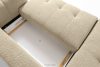 LIRA Ecksofa aus Boucle-Stoff hellbeige links hellbeige - Foto 16