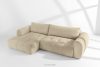 LIRA Ecksofa aus Boucle-Stoff hellbeige links hellbeige - Foto 21