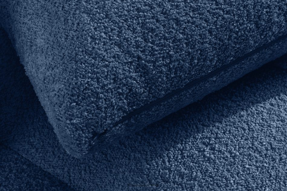 LIRA Ecksofa Boucle im Japandi-Stil marineblau links marineblau - Foto 14