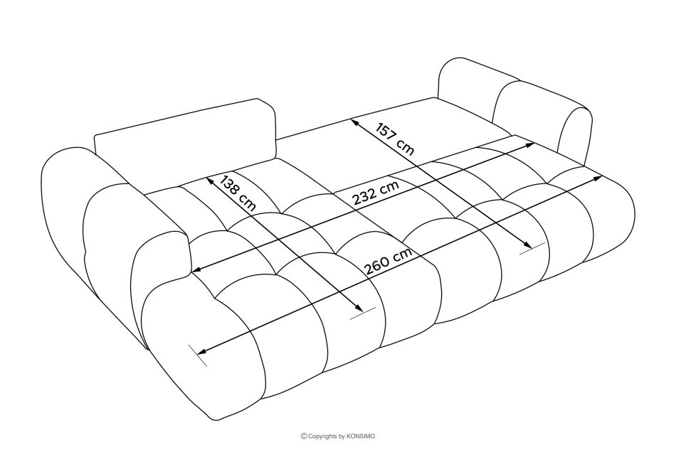 LIRA Ecksofa aus Boucle-Stoff hellbeige links hellbeige - Foto 24