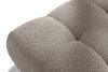 LIRA Sofa und Sitzhocker aus Bouclé-Stoff in Grau grau - Foto 23
