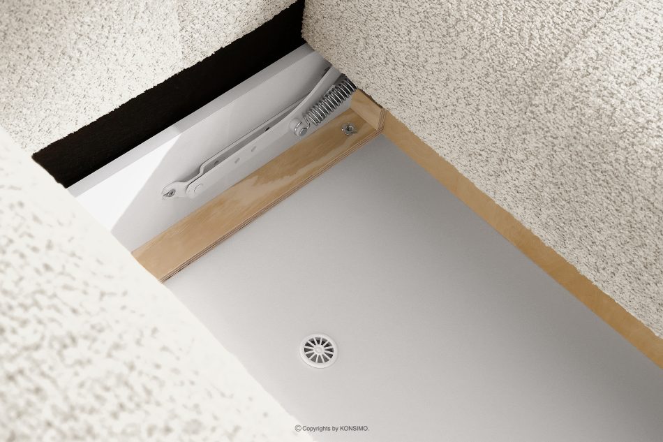 LIRA Sofa und Sitzhocker aus Bouclé-Stoff in Weiß weiß - Foto 18