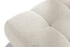 LIRA Sofa und Sitzhocker aus Bouclé-Stoff in Weiß weiß - Foto 23