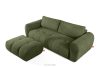 LIRA Sofa und Sitzhocker aus Bouclé-Stoff in Oliv oliv - Foto 3