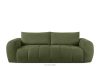 LIRA Sofa und Sitzhocker aus Bouclé-Stoff in Oliv oliv - Foto 5