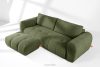 LIRA Sofa und Sitzhocker aus Bouclé-Stoff in Oliv oliv - Foto 2