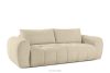 LIRA Sofa und Sitzhocker aus Bouclé-Stoff in Hellbeige hellbeige - Foto 6