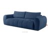 LIRA Sofa und Sitzhocker aus Bouclé-Stoff in Marineblau marineblau - Foto 7