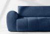 LIRA Sofa und Sitzhocker aus Bouclé-Stoff in Marineblau marineblau - Foto 10