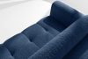 LIRA Sofa und Sitzhocker aus Bouclé-Stoff in Marineblau marineblau - Foto 11
