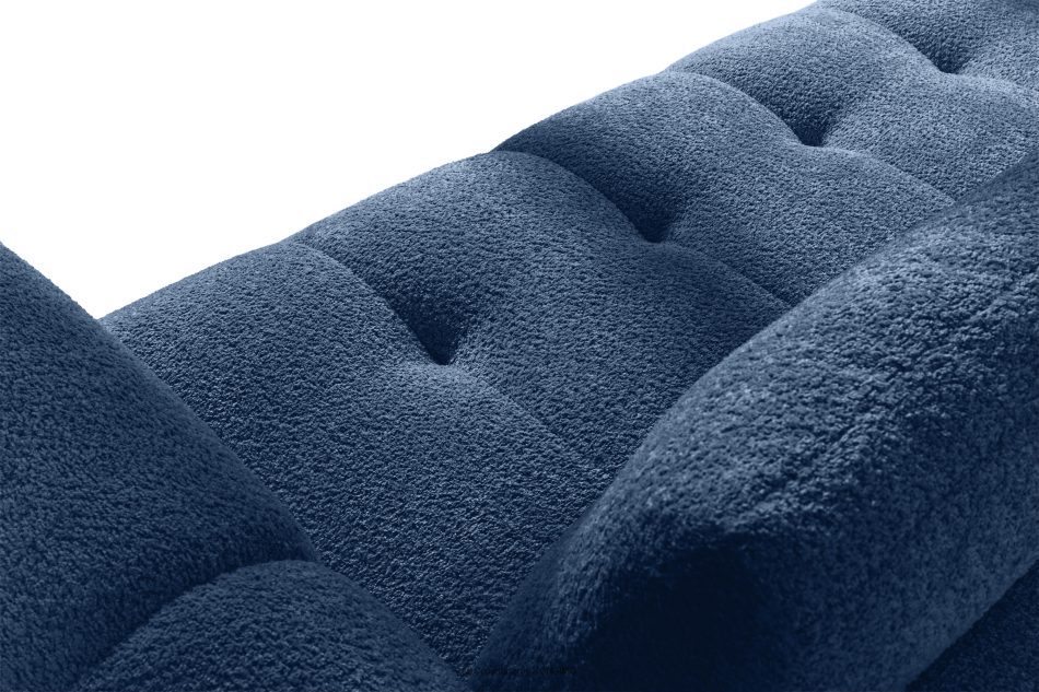 LIRA Sofa und Sitzhocker aus Bouclé-Stoff in Marineblau marineblau - Foto 11