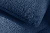 LIRA Sofa und Sitzhocker aus Bouclé-Stoff in Marineblau marineblau - Foto 16