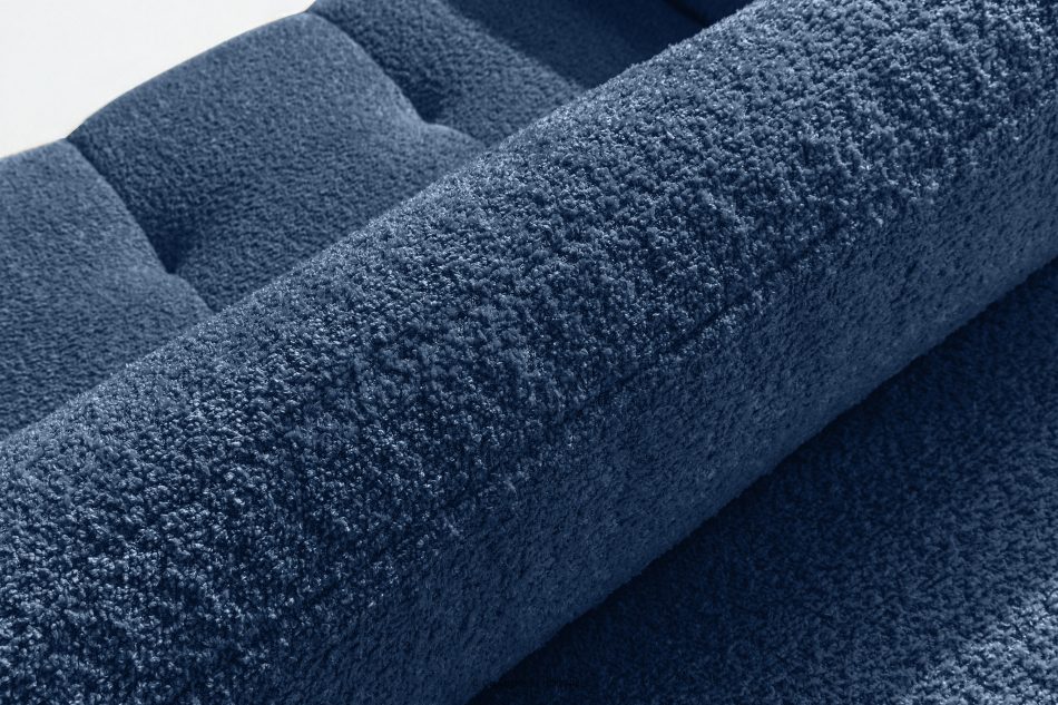 LIRA Narożnik prawy i puf boucle granatowy marineblau - Foto 13