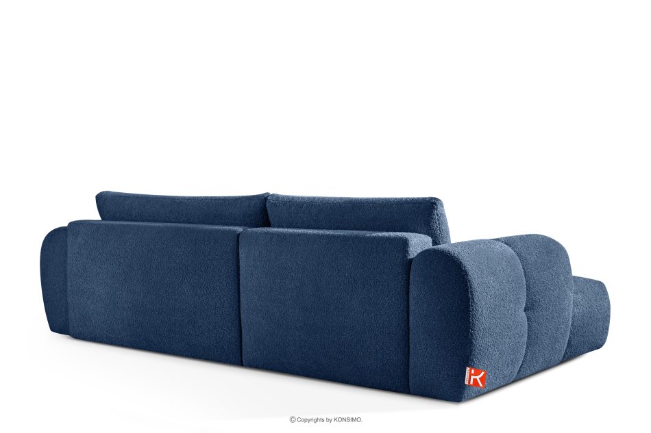 LIRA Narożnik lewy i puf boucle granatowy marineblau - Foto 7