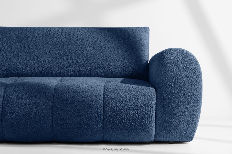 LIRA Narożnik lewy i puf boucle granatowy marineblau - Foto 9