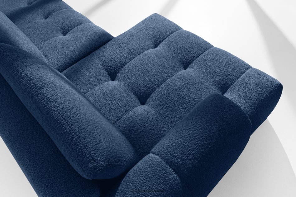 LIRA Narożnik lewy i puf boucle granatowy marineblau - Foto 11