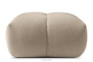 Gesteppter Sitzhocker im modernen Stil beige